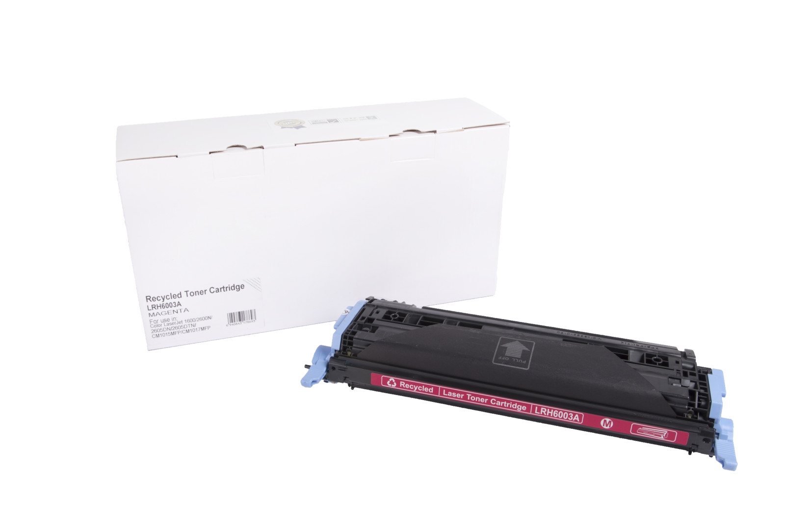 Kompatibilis tonerkazetta töltés Q6003A, 124A, 9422A004, CRG707, 2000 lap a HP nyomtatók számára (Orink white box)