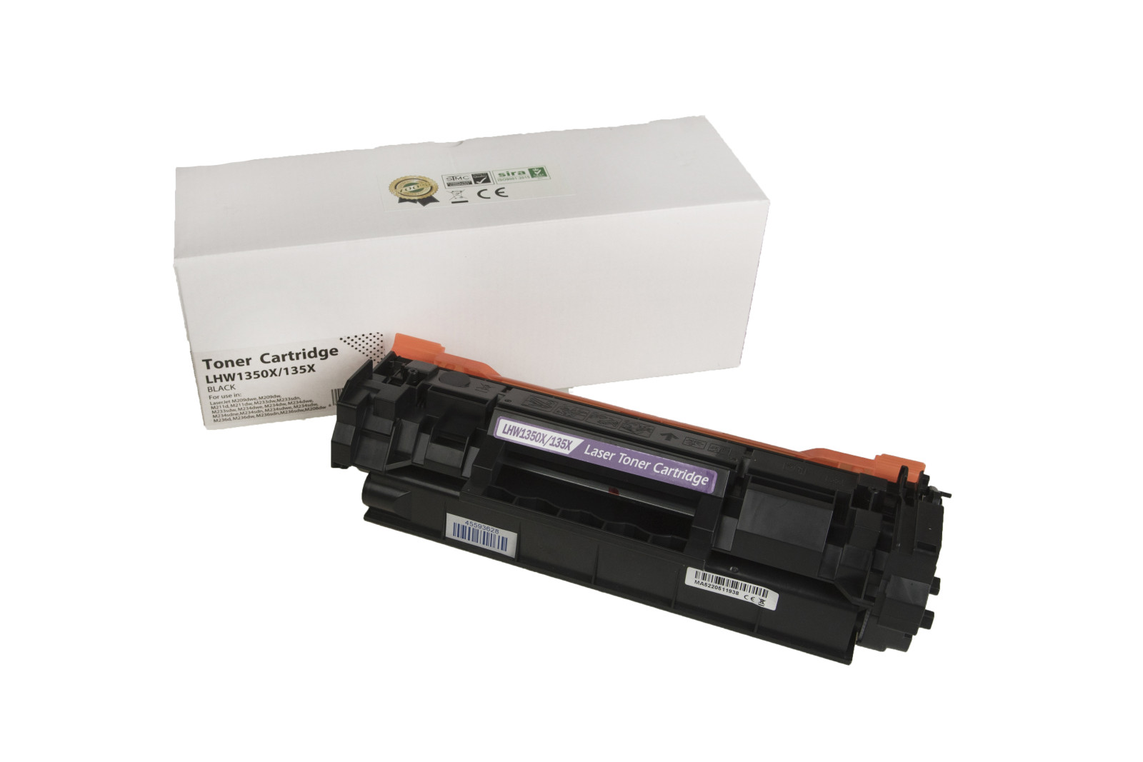 Kompatibilis tonerkazetta töltés W1350X, 135X, 2400 lap a HP nyomtatók számára (Orink white box)