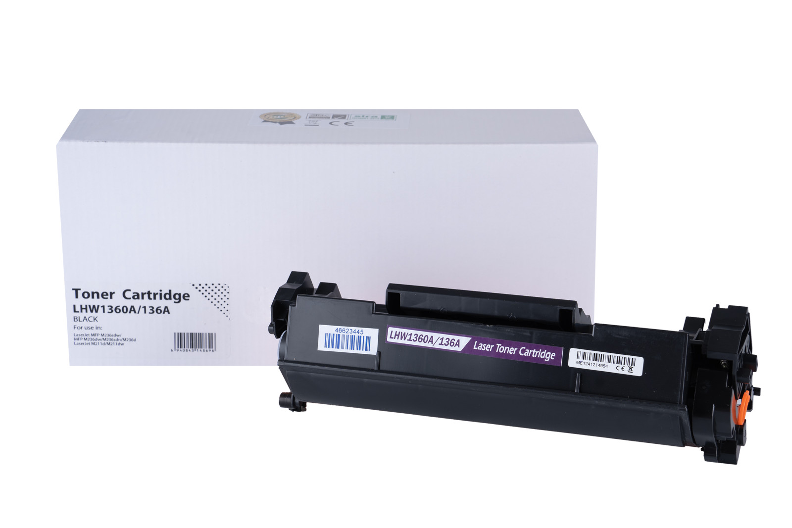 Kompatibilis tonerkazetta töltés W1360A, 136A, 1000 lap a HP nyomtatók számára (Orink white box)