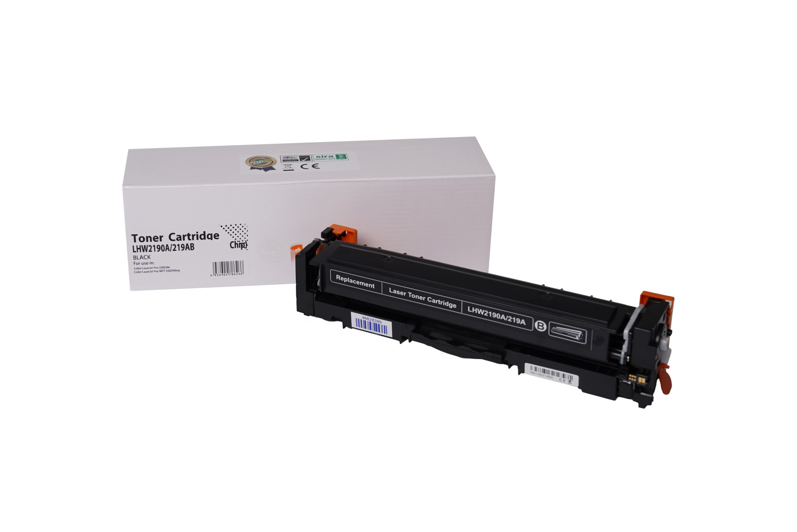 Kompatibilis tonerkazetta töltés W2190A, 219A, 1300 lap a HP nyomtatók számára (Orink white box)