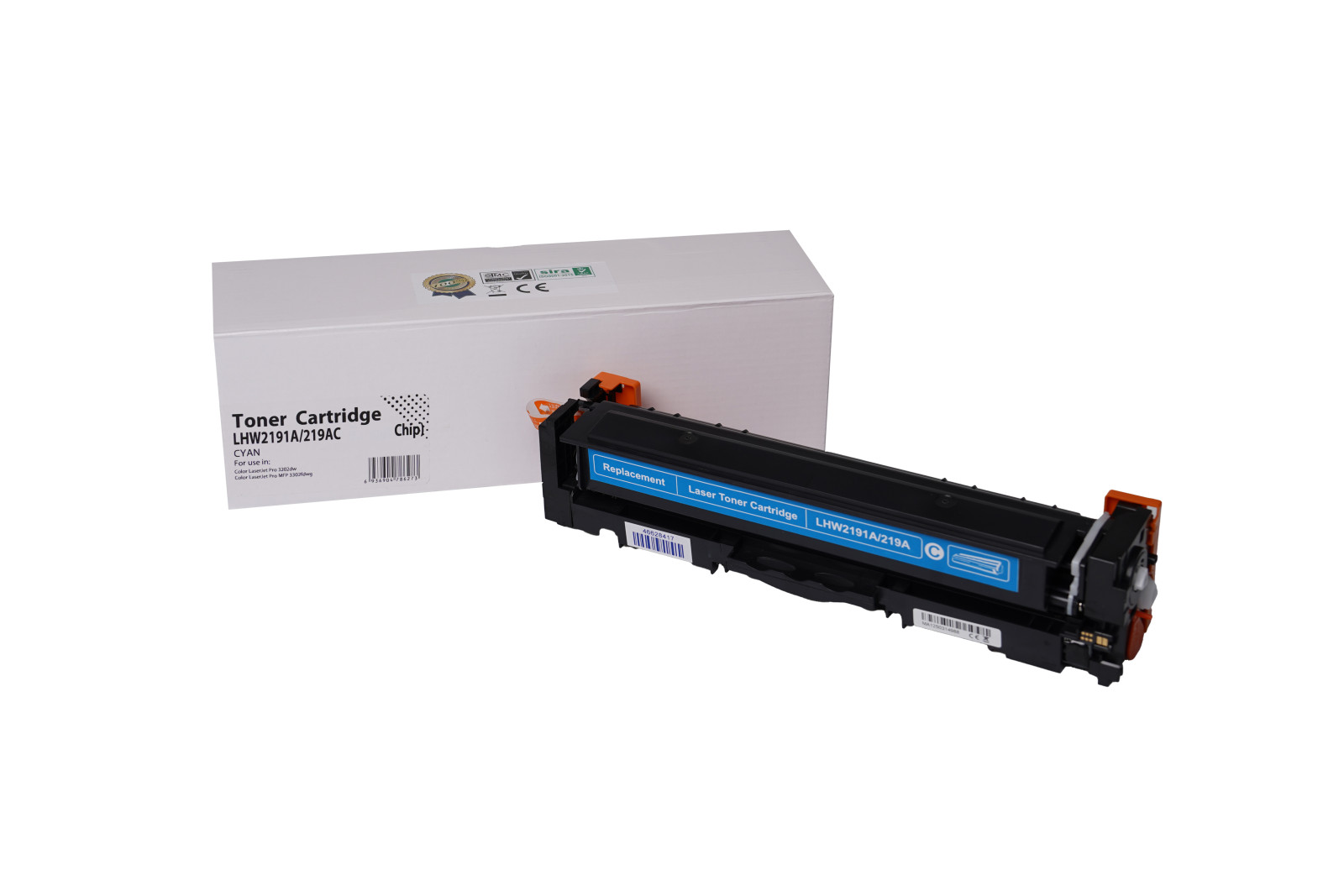 Kompatibilis tonerkazetta töltés W2191A, 219A, 1200 lap a HP nyomtatók számára (Orink white box)