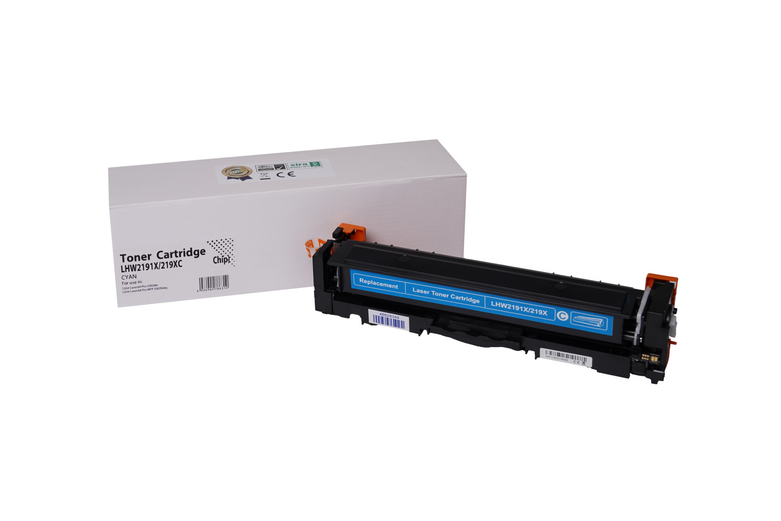 Kompatibilis tonerkazetta töltés W2191X, 219X, 2500 lap a HP nyomtatók számára (Orink white box)