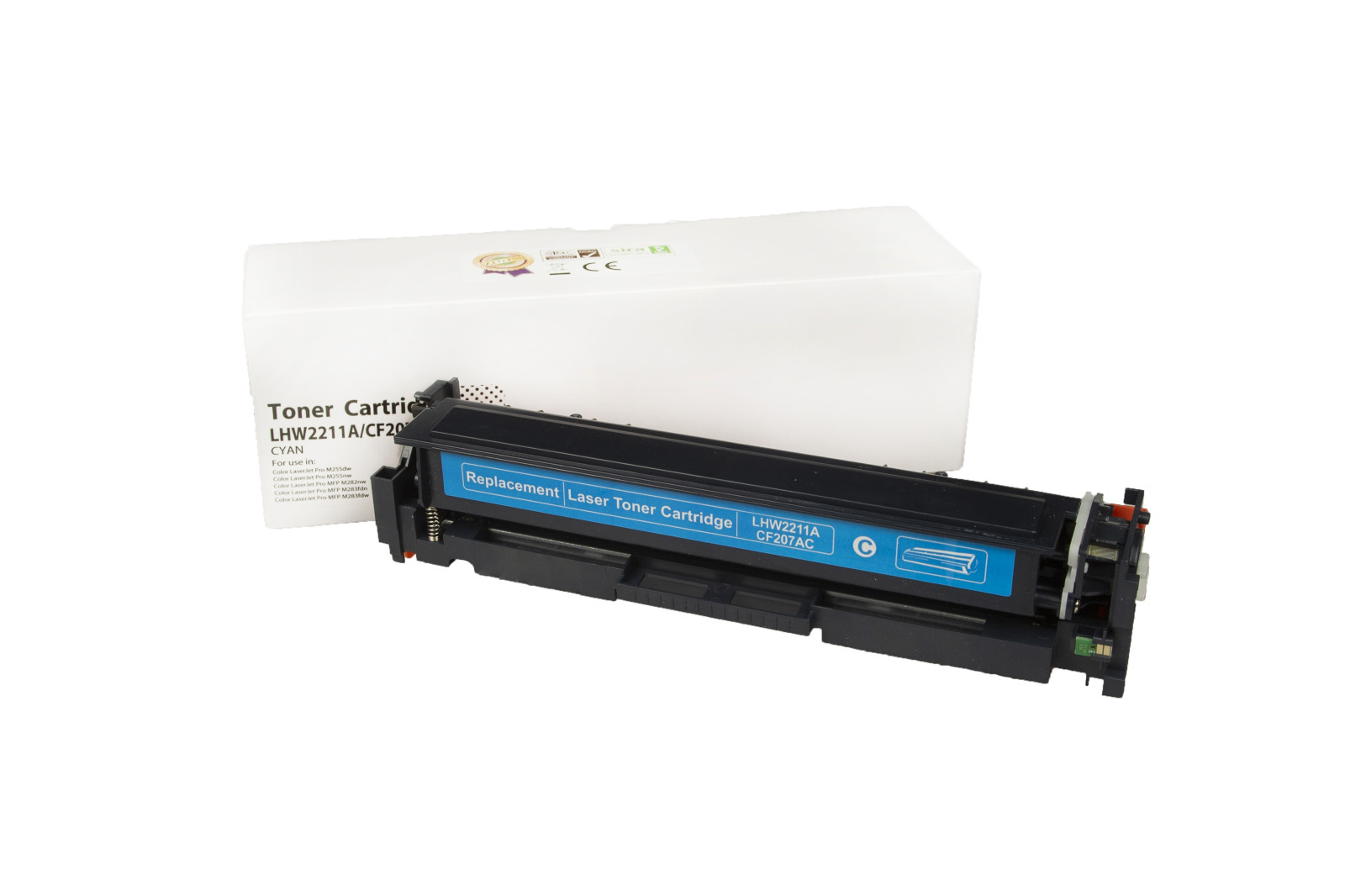 Kompatibilis tonerkazetta töltés W2211A, 207A, 1250 lap a HP nyomtatók számára (Orink white box)