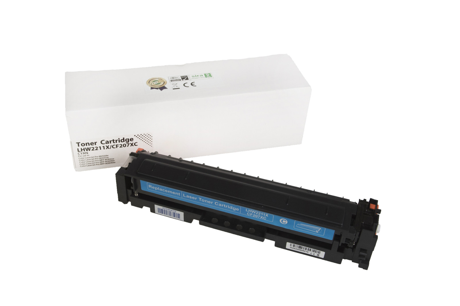 Kompatibilis tonerkazetta töltés W2211X, 207X, 2450 lap a HP nyomtatók számára (Orink white box)