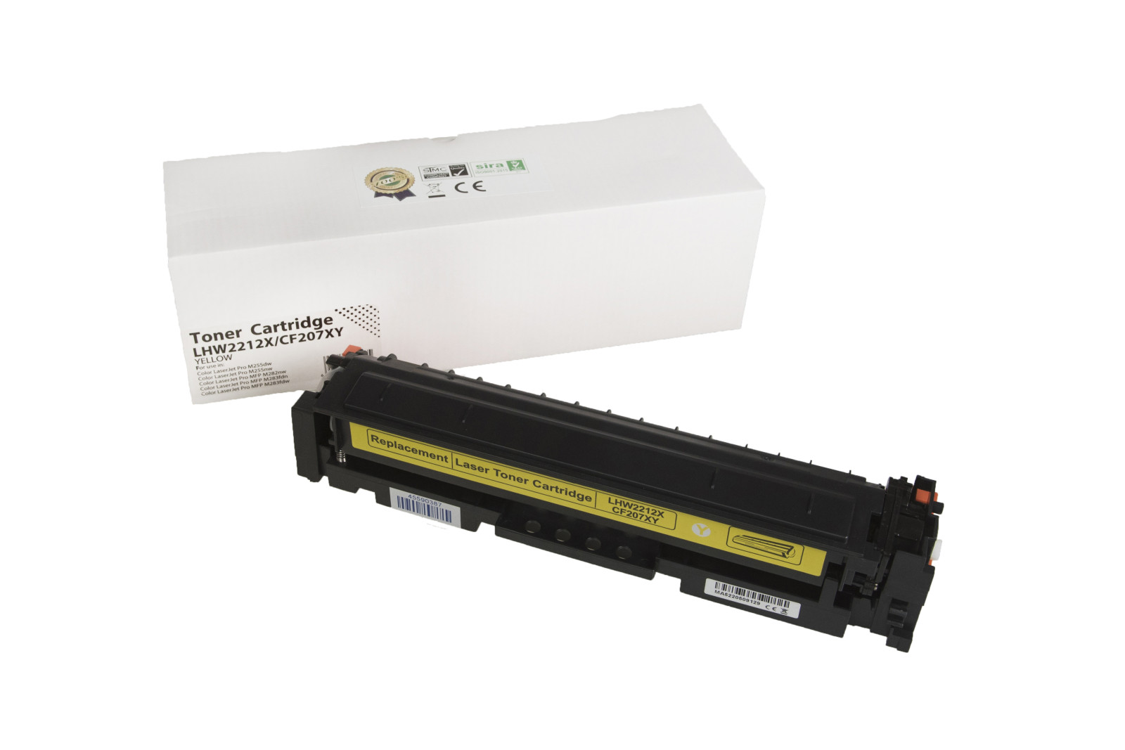 Kompatibilis tonerkazetta töltés W2212X, 207X, 2450 lap a HP nyomtatók számára (Orink white box)