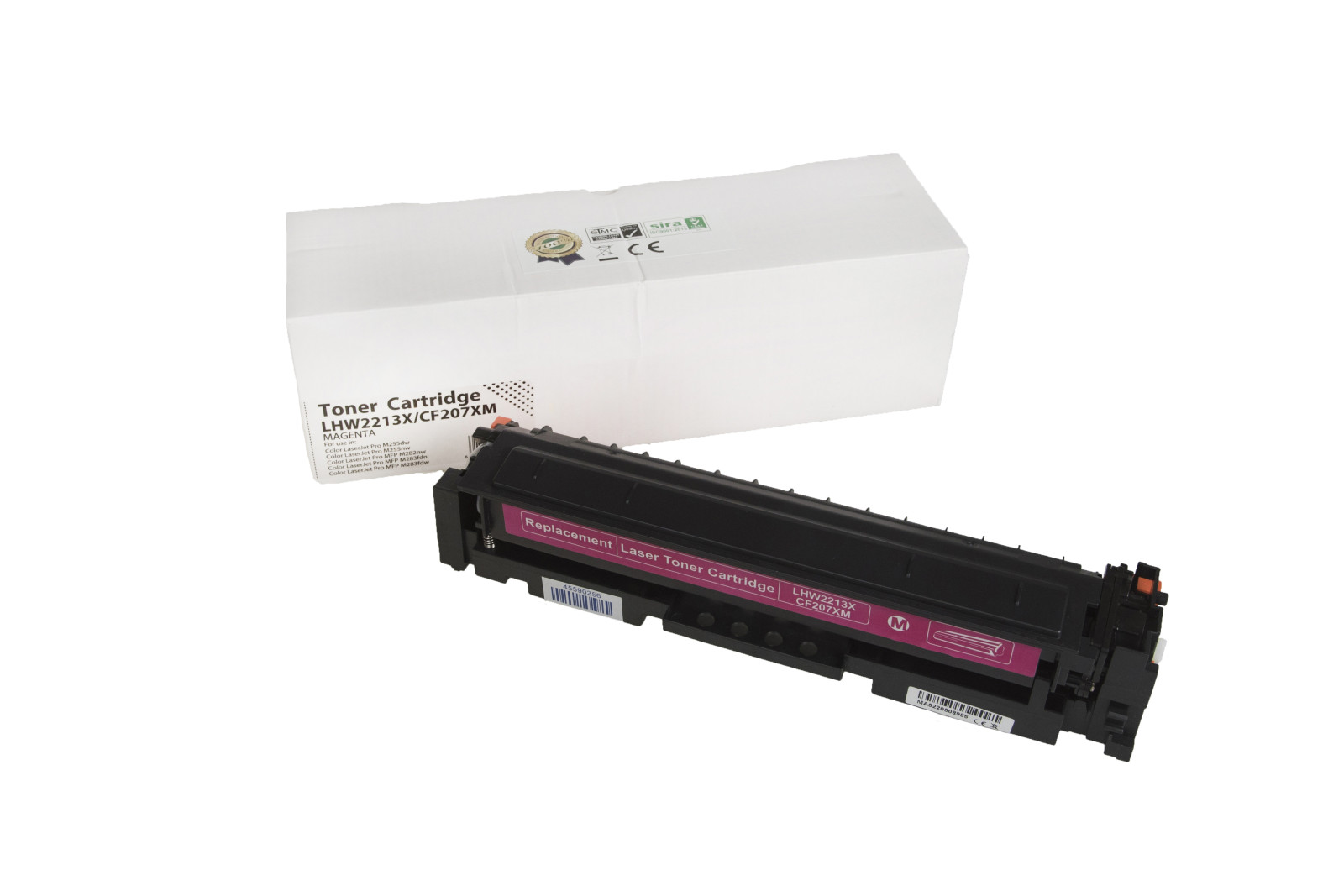 Kompatibilis tonerkazetta töltés W2213X, 207X, 2450 lap a HP nyomtatók számára (Orink white box)